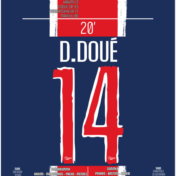 Désiré Doué : Le Deuxième Coup de Génie – Finale Ligue des Champions – PSG vs Inter Milan – 31 mai 2025