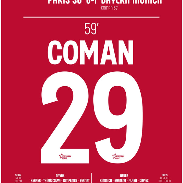 Kingsley Coman: But Iconique en Finale de Ligue des Champions – 2020