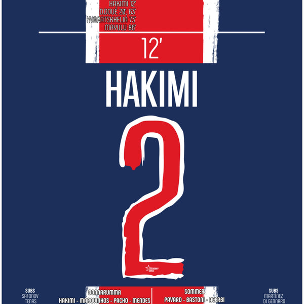 Achraf Hakimi : L’Éclair du Départ – Finale Ligue des Champions – PSG vs Inter Milan – 31 mai 2025