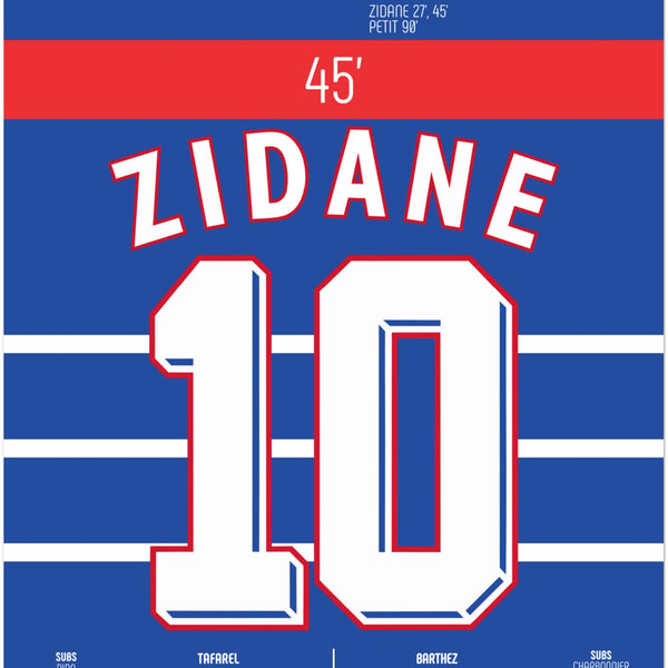 Zinédine Zidane : 2ᵉ But de la Finale – Coupe du Monde 1998 – France vs Brésil