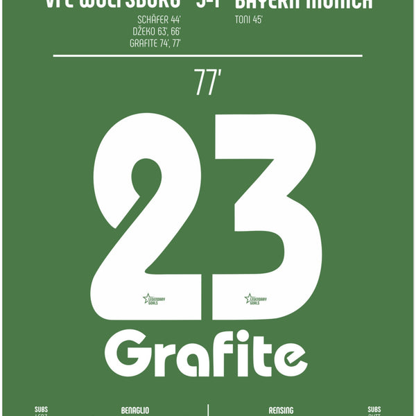 Grafite: But emblématique contre le Bayern Munich – Bundesliga 2009