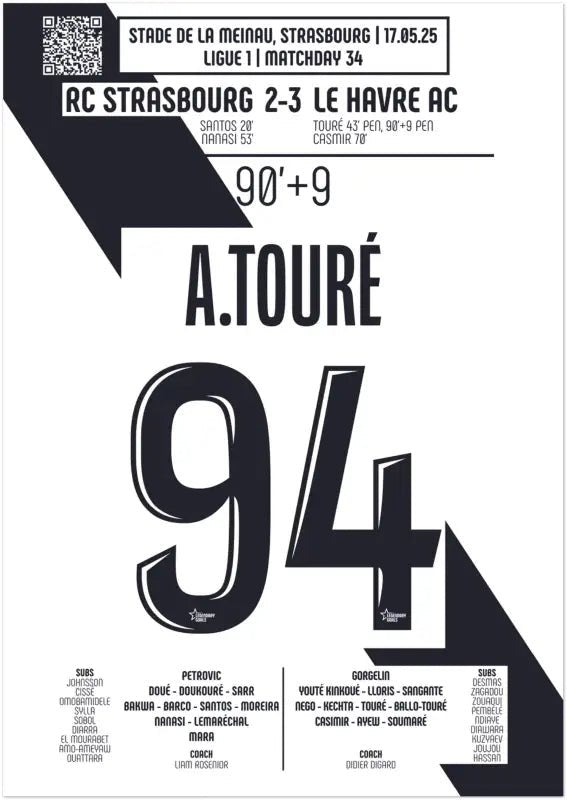 Abdoulaye Touré 2025 : Le But du Maintien - Legendary Goals