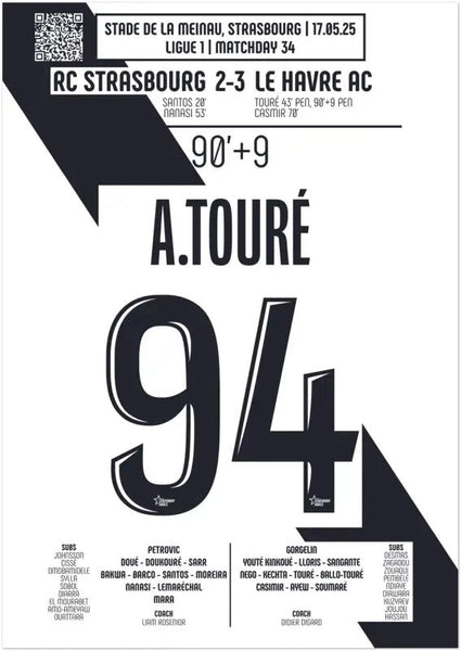 Abdoulaye Touré 2025 : Le But du Maintien - Legendary Goals