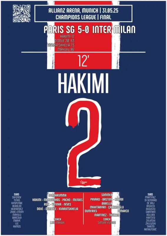 Achraf Hakimi 2025 : L’Éclair du Départ - Legendary Goals