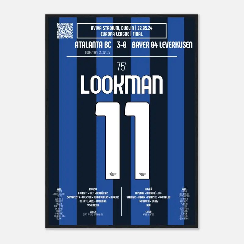 Ademola Lookman : But emblématique de la finale de la Ligue Europa 2024 - Atalanta Bergame - Legendary Goals