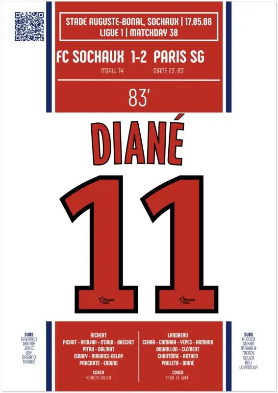 Amara Diané 2008 : But du Maintien contre Sochaux - Legendary Goals