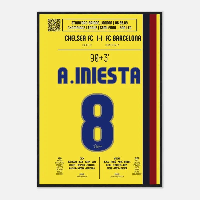 Andrés Iniesta 2009: But Iconique contre Chelsea - Legendary Goals