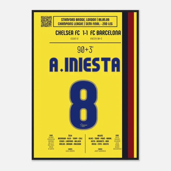 Andrés Iniesta 2009: But Iconique contre Chelsea - Legendary Goals