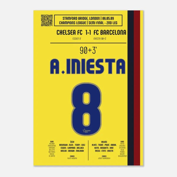 Andrés Iniesta 2009: But Iconique contre Chelsea - Legendary Goals