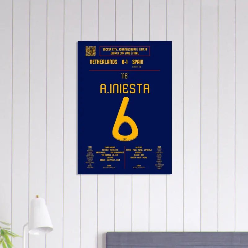 Andrés Iniesta : But historique en finale de la Coupe du monde – Espagne 2010 - Legendary Goals