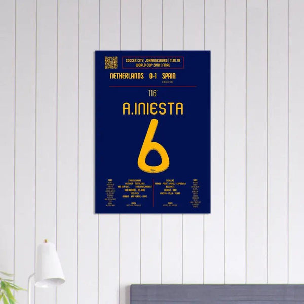 Andrés Iniesta : But historique en finale de la Coupe du monde – Espagne 2010 - Legendary Goals