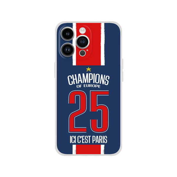 [APPLE] Coque iPhone PSG – La Victoire en Ligue des Champions - Legendary Goals