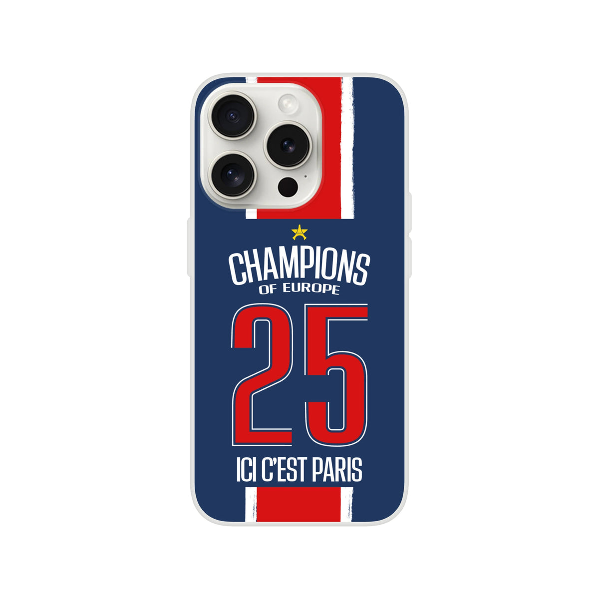 [APPLE] Coque iPhone PSG – La Victoire en Ligue des Champions - Legendary Goals