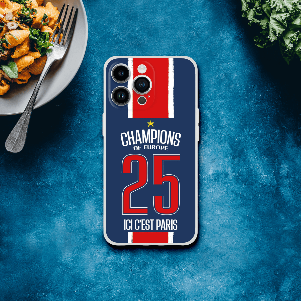 [APPLE] Coque iPhone PSG – La Victoire en Ligue des Champions - Legendary Goals