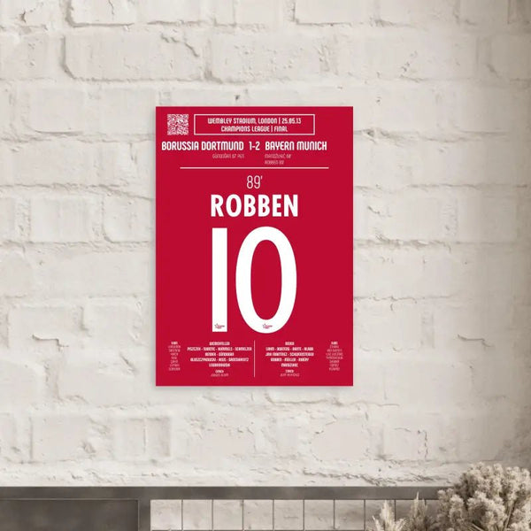 Arjen Robben 2013 : But emblématique contre Dortmund - Legendary Goals