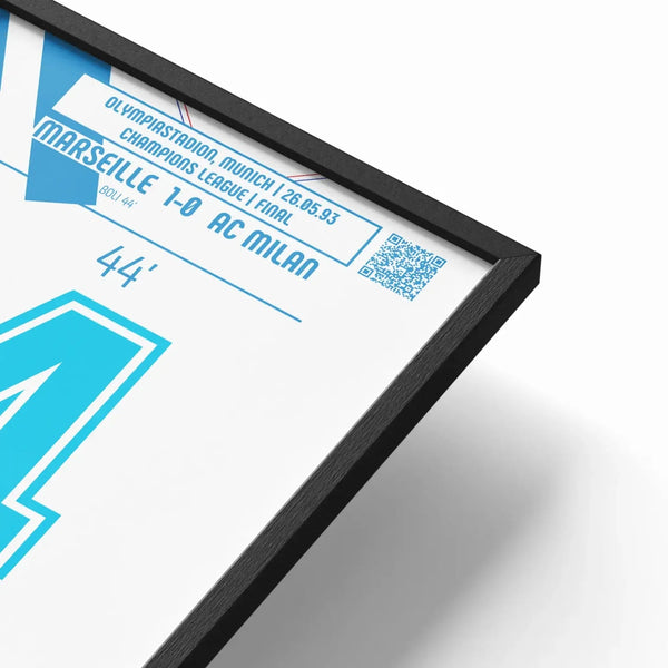 Basile Boli 1993 : But Historique contre l’AC Milan - Legendary Goals