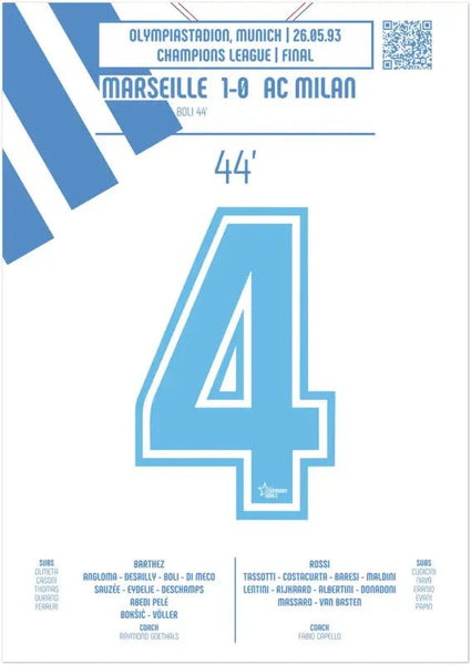 Basile Boli: But Historique contre l’AC Milan – Finale de Ligue des Champions 1993