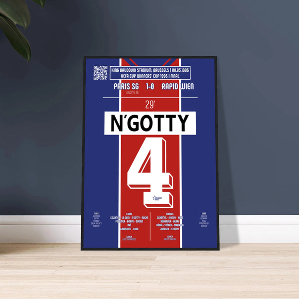 Bruno N'gotty 1996 : But décisif contre le Rapid Vienne - Legendary Goals