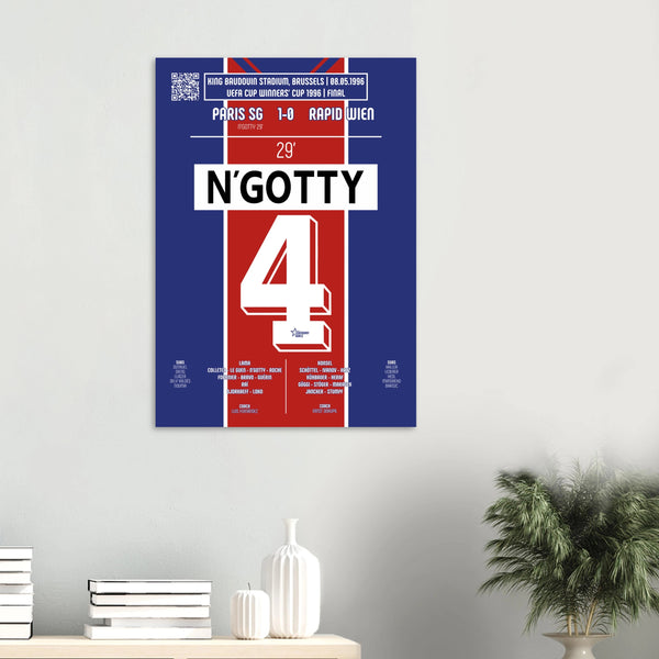 Bruno N'gotty 1996 : But décisif contre le Rapid Vienne - Legendary Goals