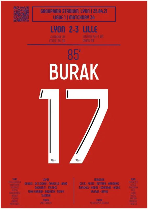 Burak Yılmaz 2021 : But Décisif contre Lyon - Legendary Goals