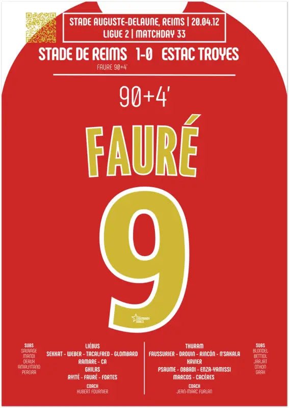 Cédric Fauré 2012 : But Iconique contre Troyes - Legendary Goals