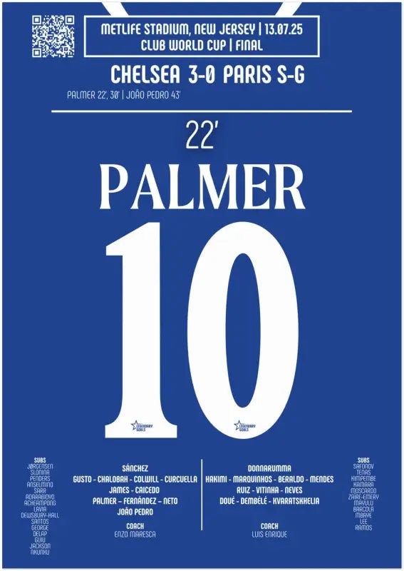 Cole Palmer 2025 : L’Éclat Décisif - Legendary Goals
