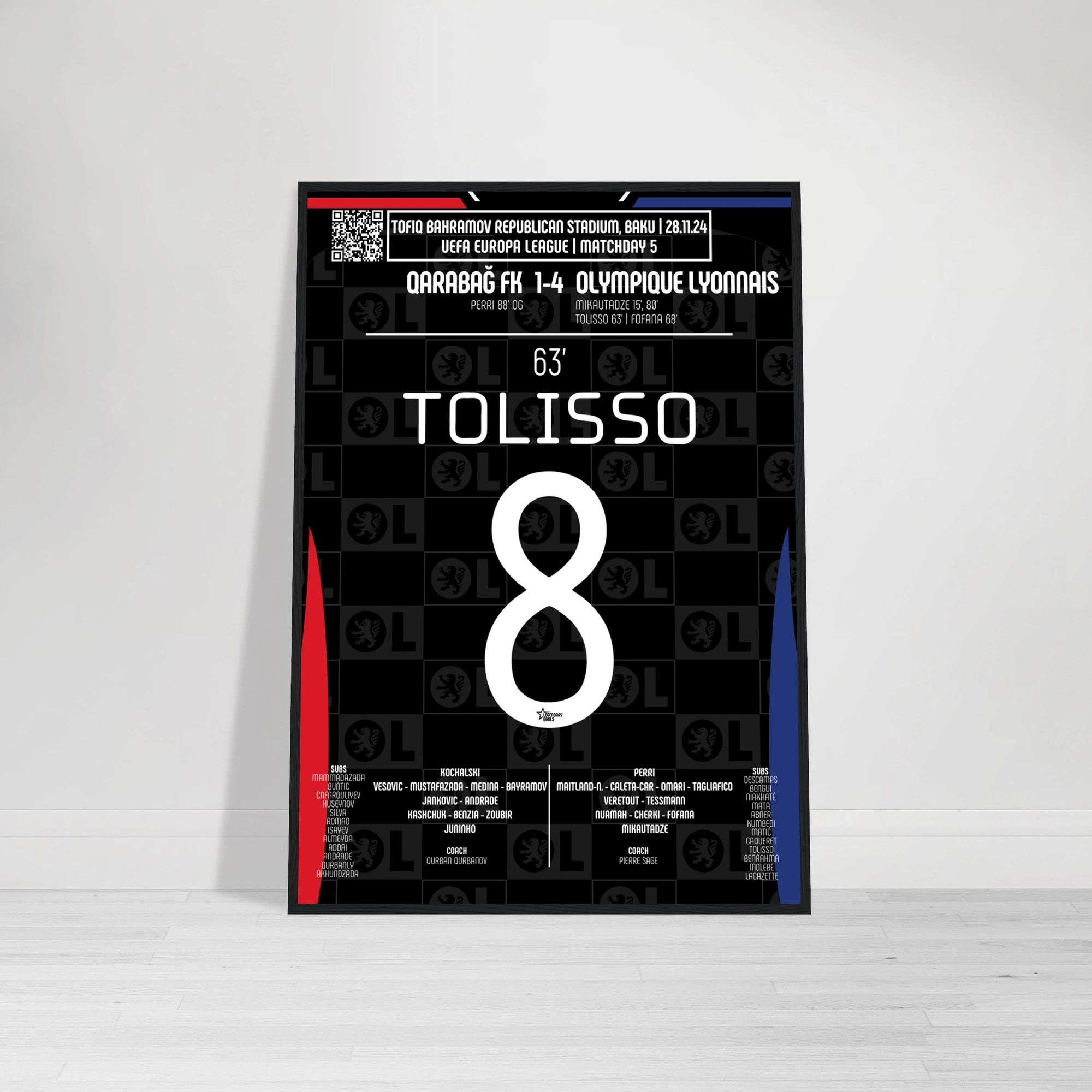 Corentin Tolisso 2024 : Frappe Magistrale contre Qarabağ - Legendary Goals
