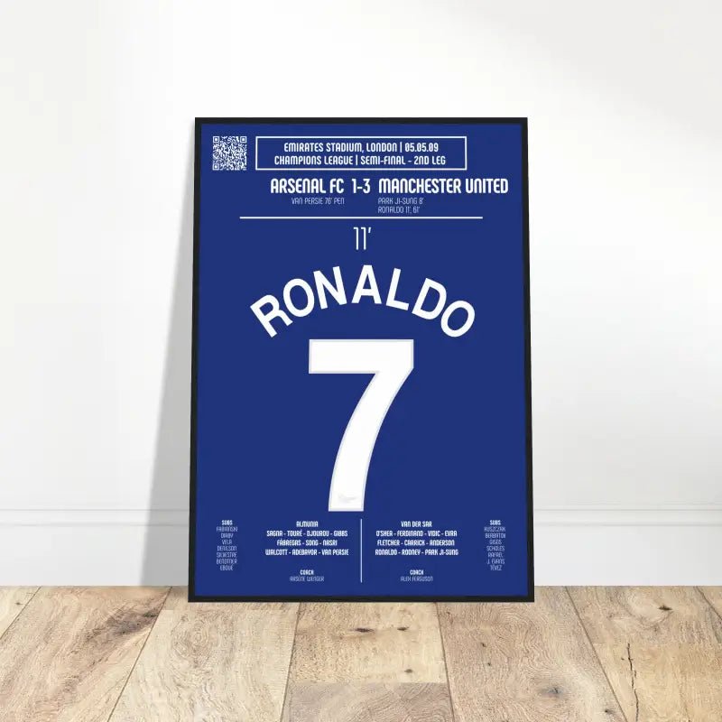 Cristiano Ronaldo 2009 : Coup Franc Fulgurant contre Arsenal - Legendary Goals