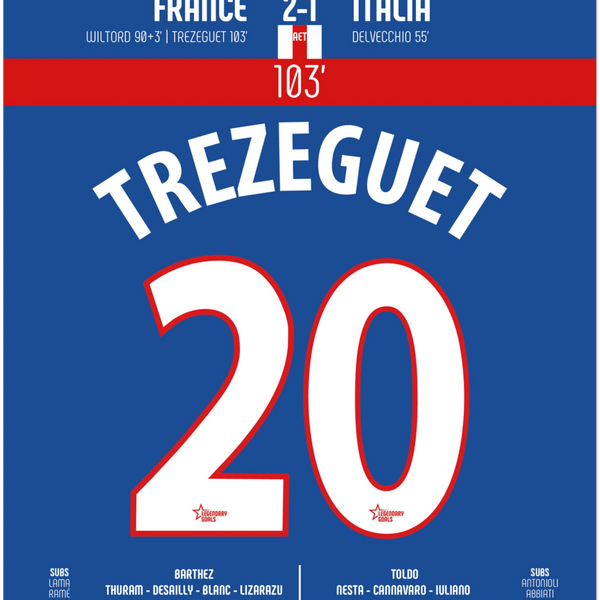 David Trezeguet 2000 : But en or en finale de l’Euro - Legendary Goals