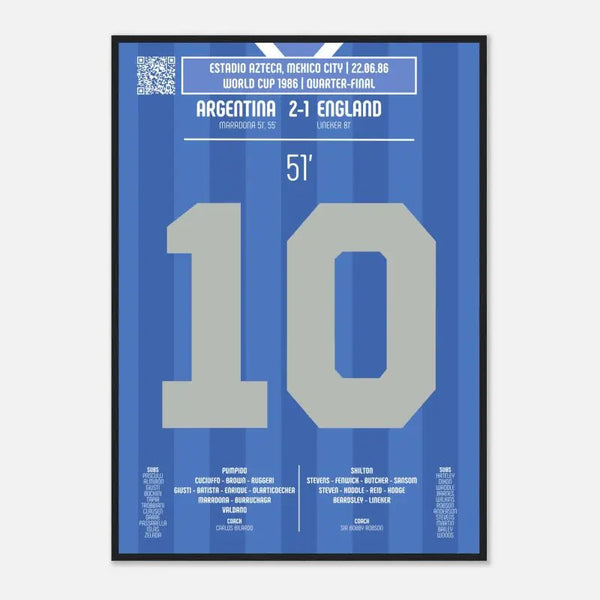 Diego Maradona 1986 : But Iconique contre l’Angleterre - Legendary Goals