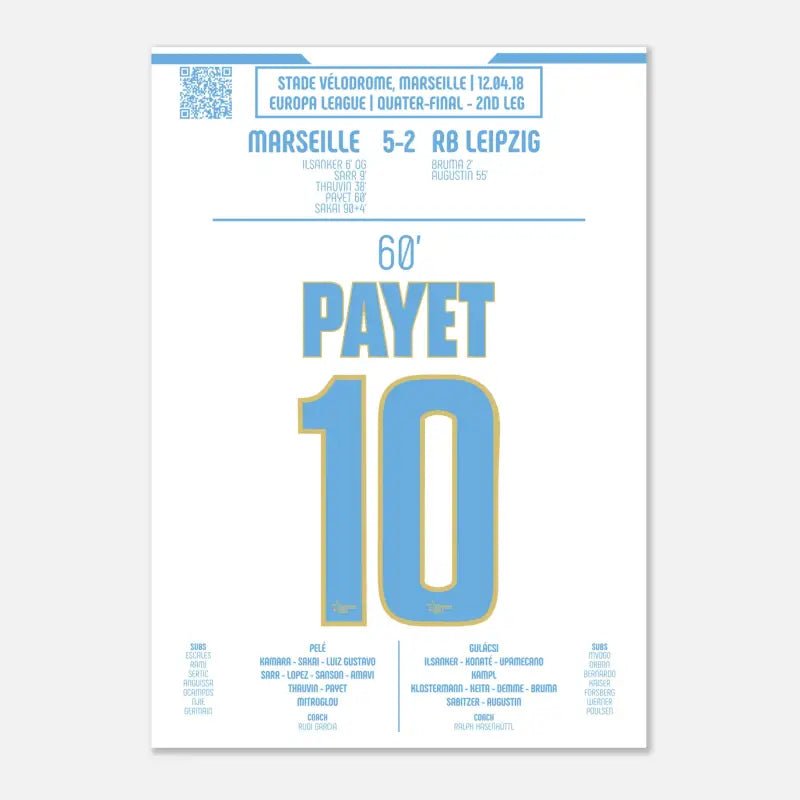 Dimitri Payet 2018 : But Iconique contre le RB Leipzig - Legendary Goals