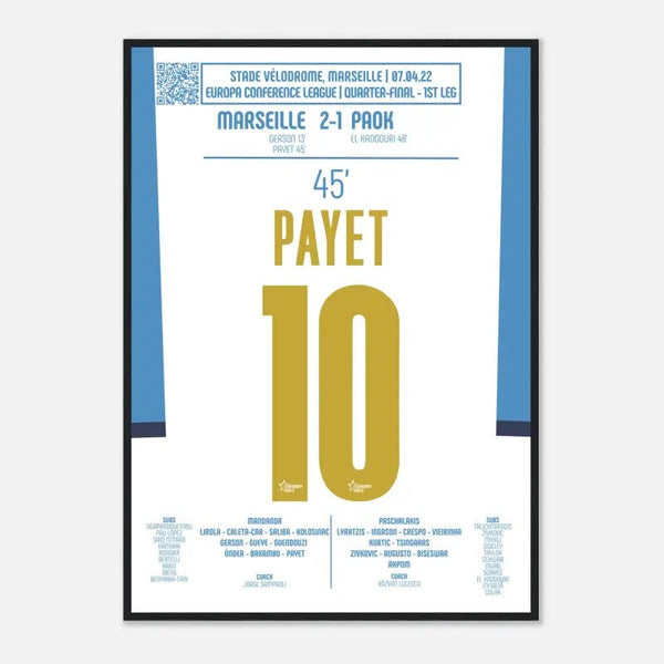 Dimitri Payet – Reprise magique contre le PAOK – Olympique de Marseille 2022