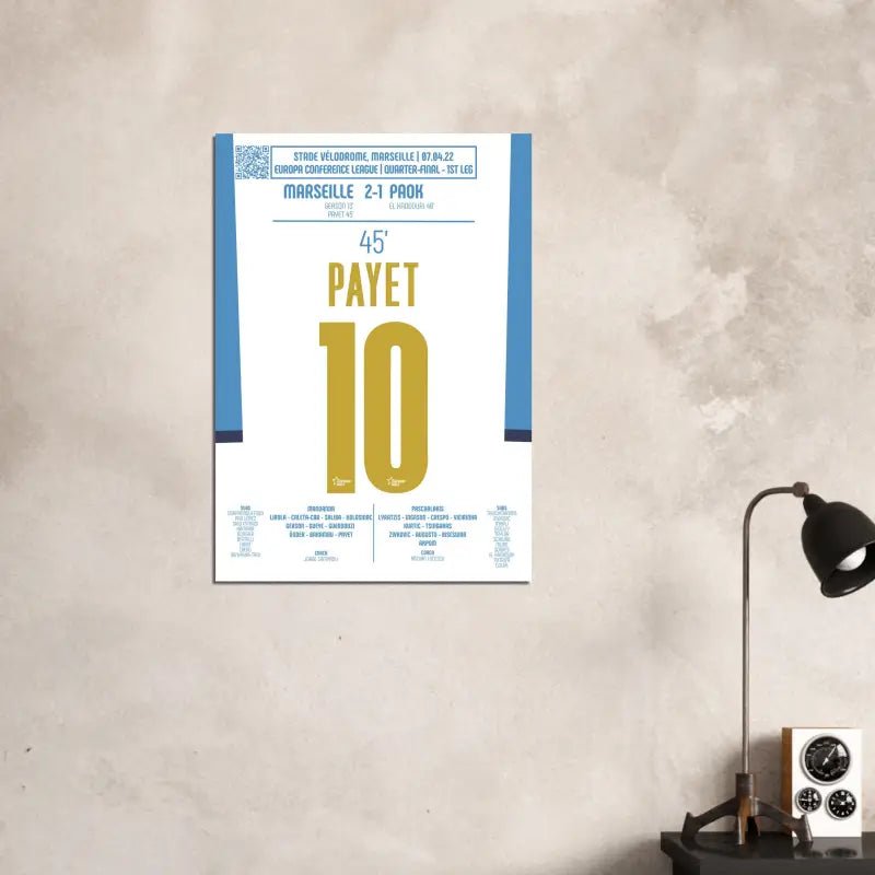 Dimitri Payet – Reprise magique contre le PAOK – Olympique de Marseille, 2022 - Legendary Goals