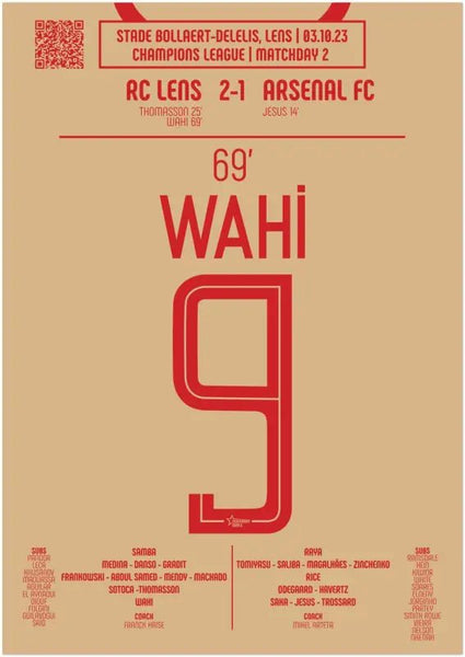 Elye Wahi 2023 : But Décisif contre Arsenal - Legendary Goals