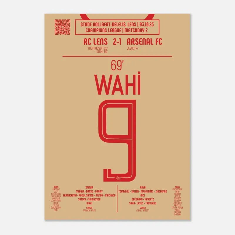 Elye Wahi 2023 : But Décisif contre Arsenal - Legendary Goals