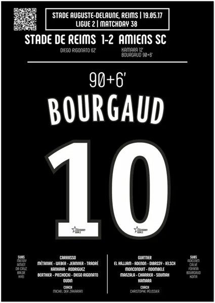 Emmanuel Bourgaud : But Héroïque contre Reims – Ligue 2, 2017 - Legendary Goals