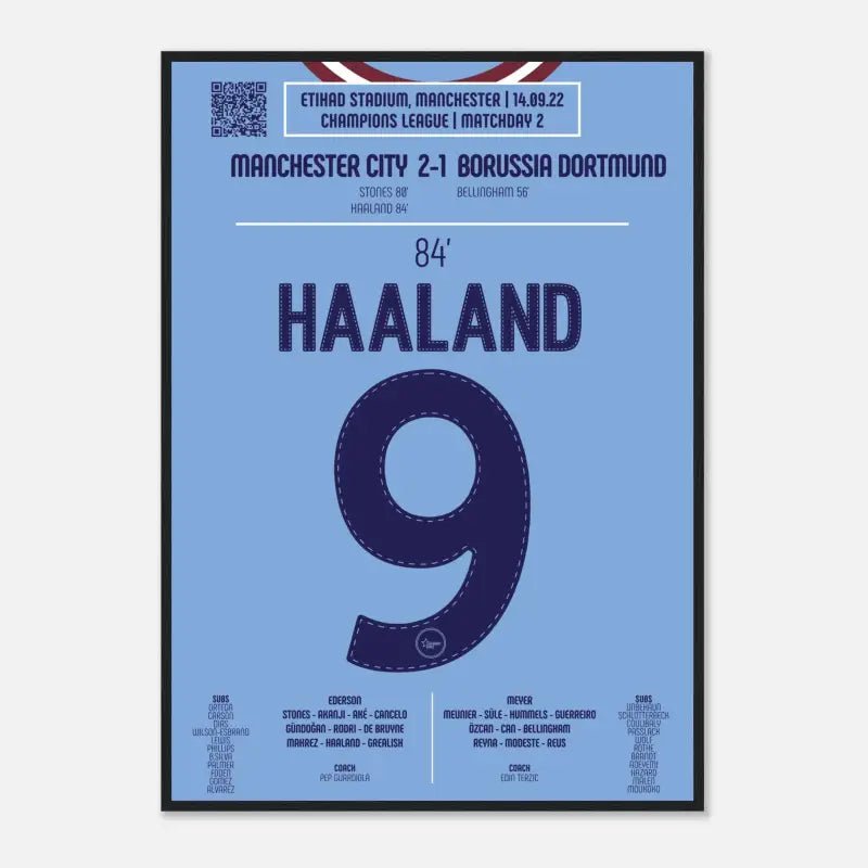 Erling Haaland : But emblématique contre Dortmund – Ligue des champions 2022 - Manchester City - Legendary Goals