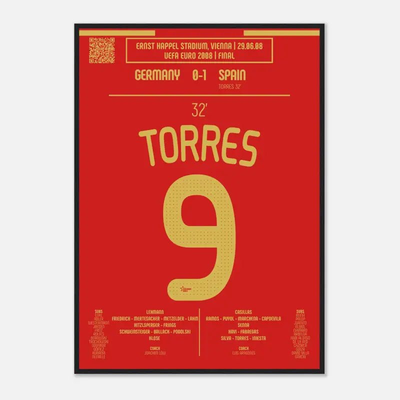 Fernando Torres : But emblématique de la finale de l'Euro 2008 - Espagne - Legendary Goals