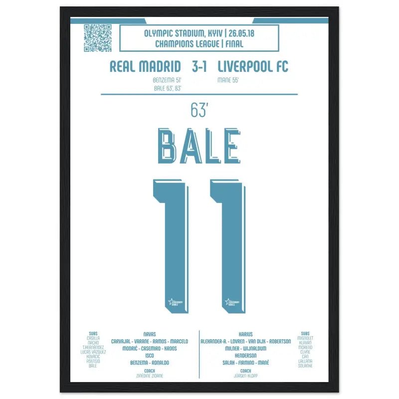 Gareth Bale : la bicyclette emblématique de la finale de la Ligue des champions – Real Madrid 2018 - Legendary Goals