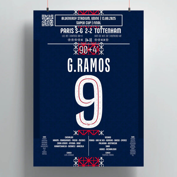 Gonçalo Ramos 2025 – But égalisateur en Supercoupe d’Europe - Legendary Goals