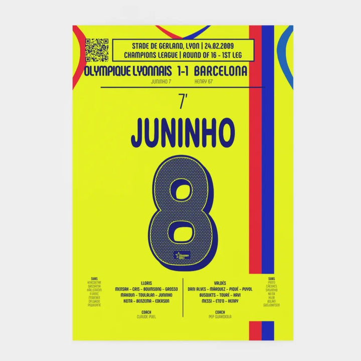 Juninho 2009: Legendaria pelea franco contra el FC Barcelona - Legendary Goals