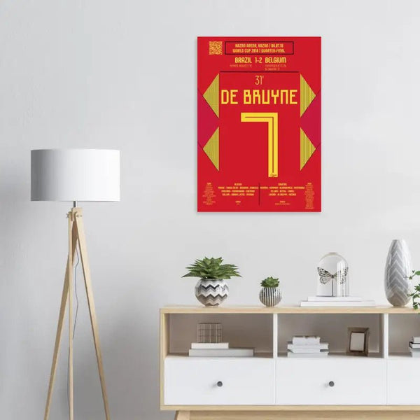 Kevin De Bruyne 2018 : But magnifique contre le Brésil - Legendary Goals