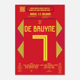 Kevin De Bruyne 2018 : But magnifique contre le Brésil - Legendary Goals