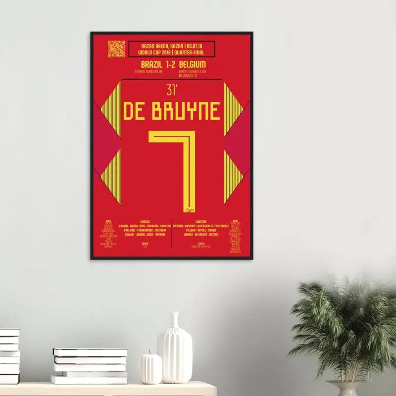 Kevin De Bruyne 2018 : But magnifique contre le Brésil - Legendary Goals