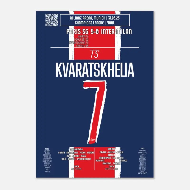 Khvicha Kvaratskhelia 2025 : La Frappe Implacable - Legendary Goals