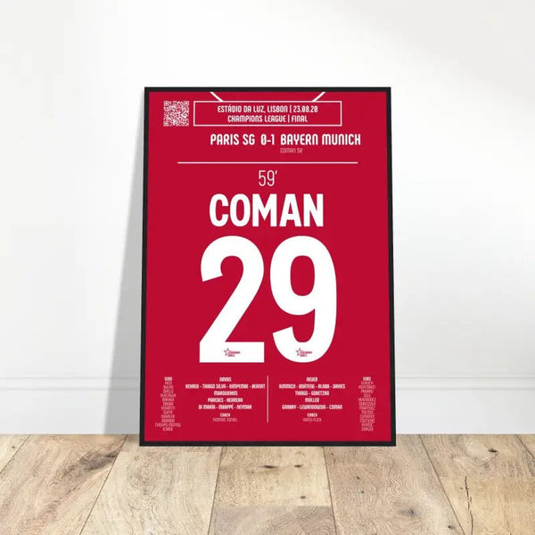 Kingsley Coman 2020 : But Iconique en Finale de Ligue des Champions - Legendary Goals