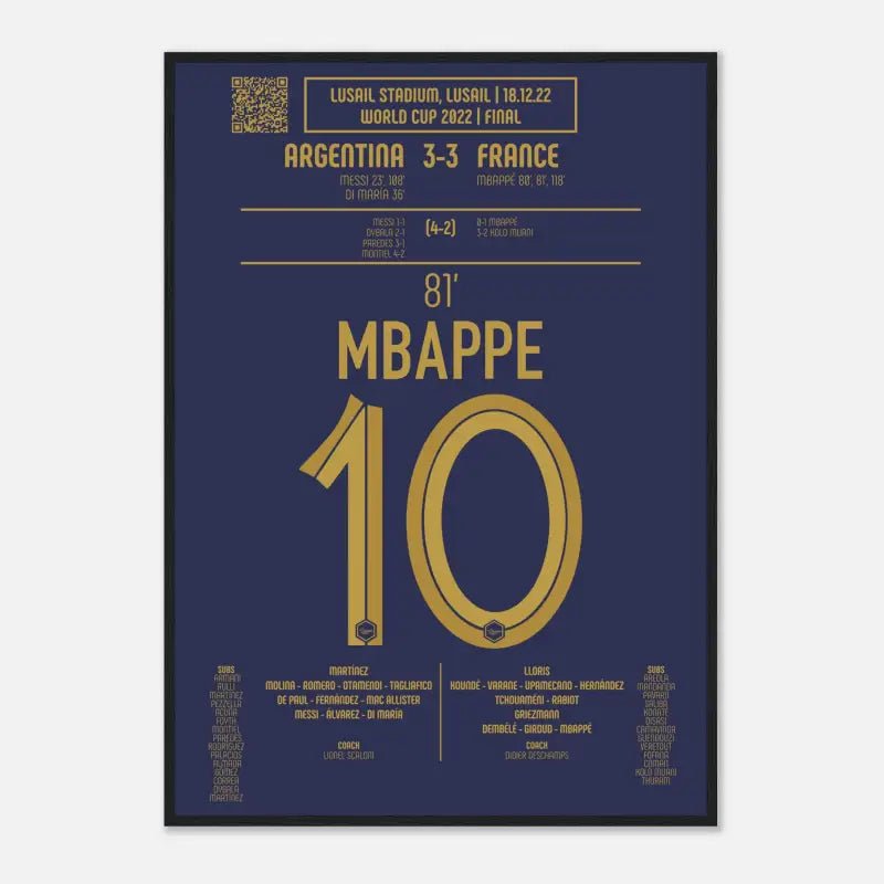 Kylian Mbappé 2022: But Égalisateur en Finale contre l'Argentine - Legendary Goals