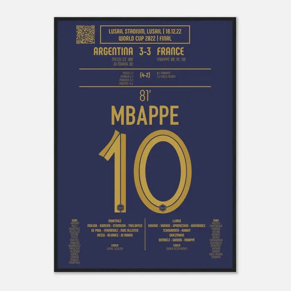 Kylian Mbappé 2022: But Égalisateur en Finale contre l'Argentine - Legendary Goals