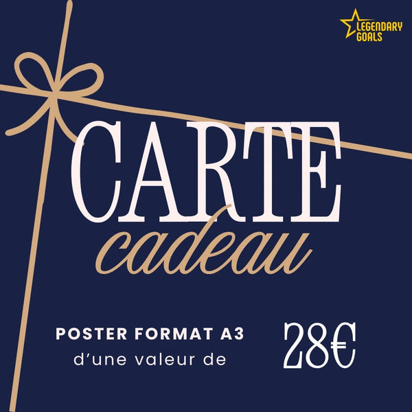 La Carte - Cadeau pour Passionné - Legendary Goals