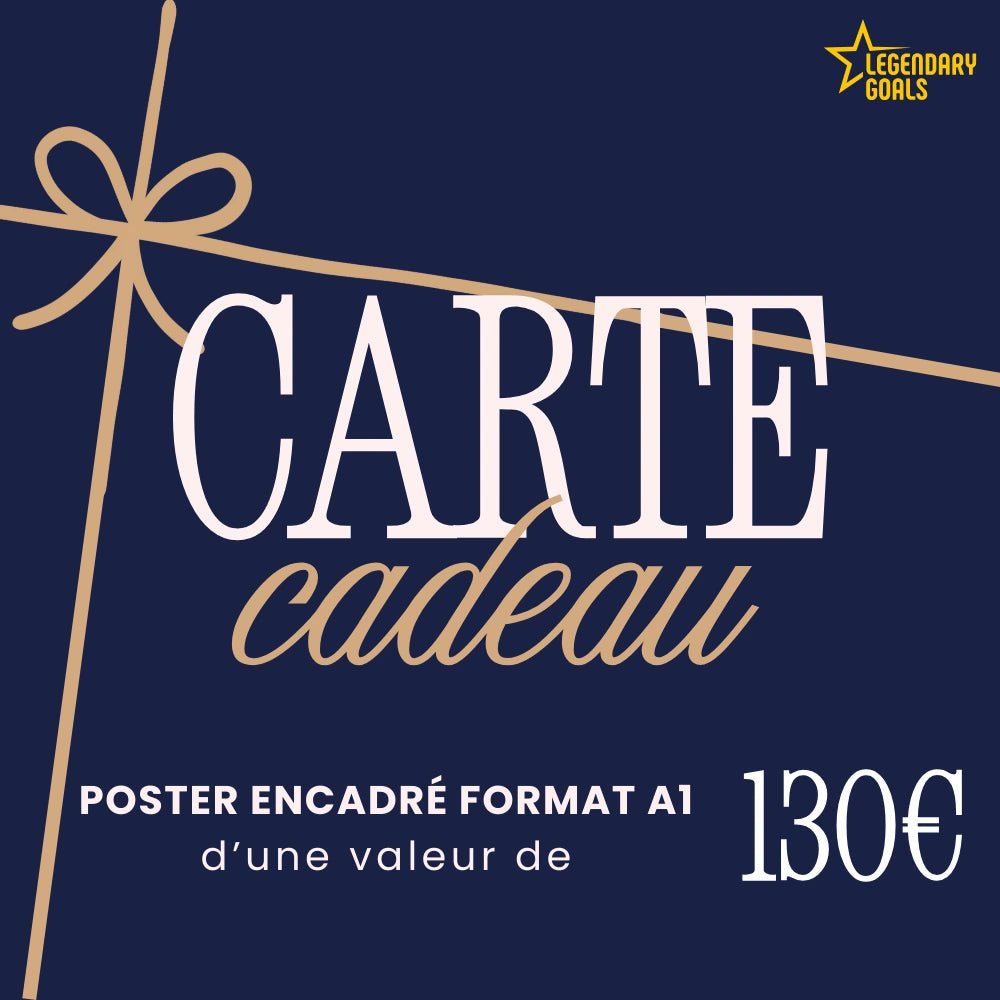La Carte - Cadeau pour Passionné - Legendary Goals